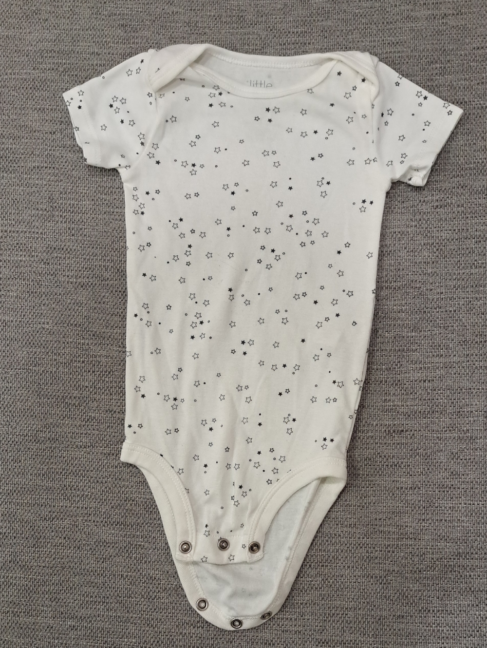 Little Planet Organic - Short Sleeve Bodysuit - Stars Print - 12 Months